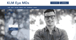 Desktop Screenshot of klmeyecare.com