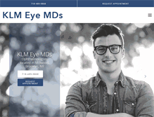 Tablet Screenshot of klmeyecare.com